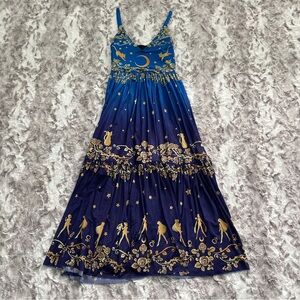 BlackMilk Sailor Moon Sailor Guardians Stars Sheer Midaxi Dress